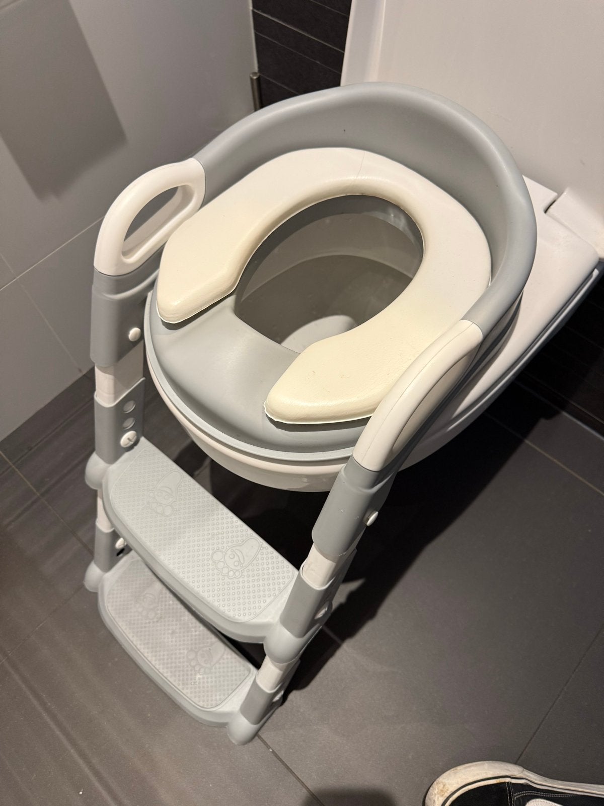 Kinder toiletbril met opstapje - zo goed als nieuw, Ophalen, Zo goed als nieuw