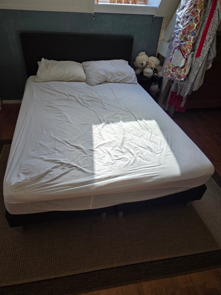 Tweepersoonsbed, Ophalen, Tweepersoons, 140 cm, Zo goed als nieuw