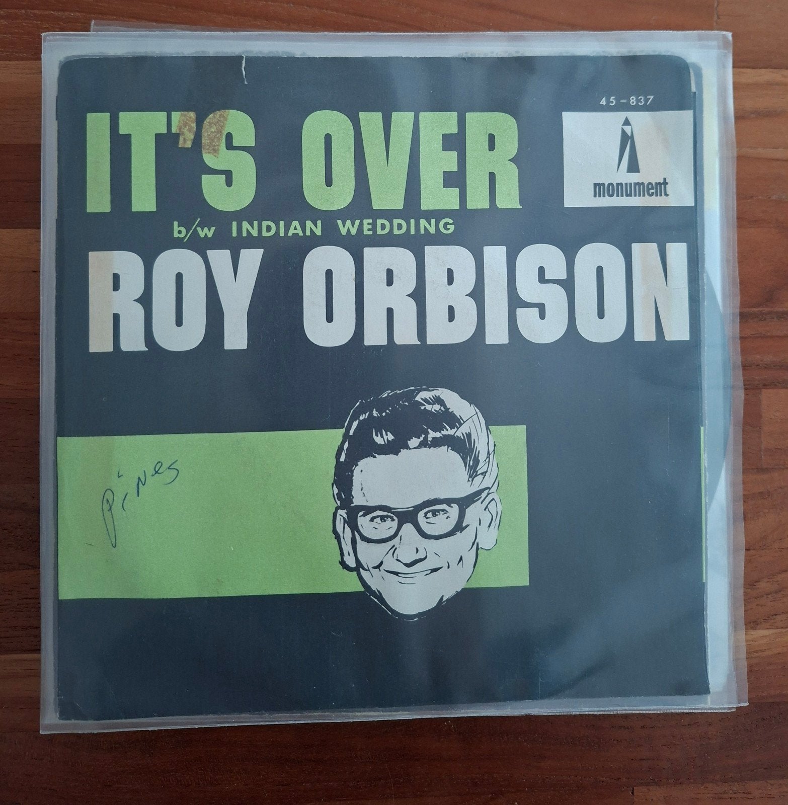 Orbison, Roy  - It's over  - Single is TOP, Cd's en Dvd's, Vinyl Singles, Ophalen of Verzenden, Gebruikt, 7 inch, Pop