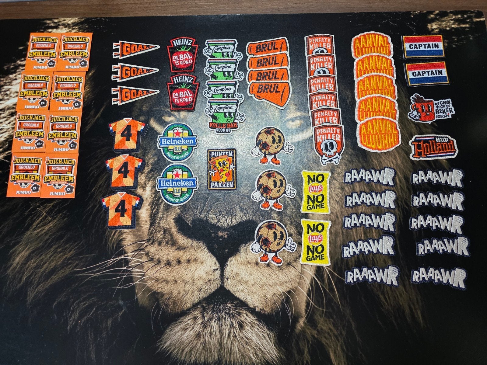 Jumbo Juich Emblemen - groenlo Voetbal EK/WK Collectie, Ophalen