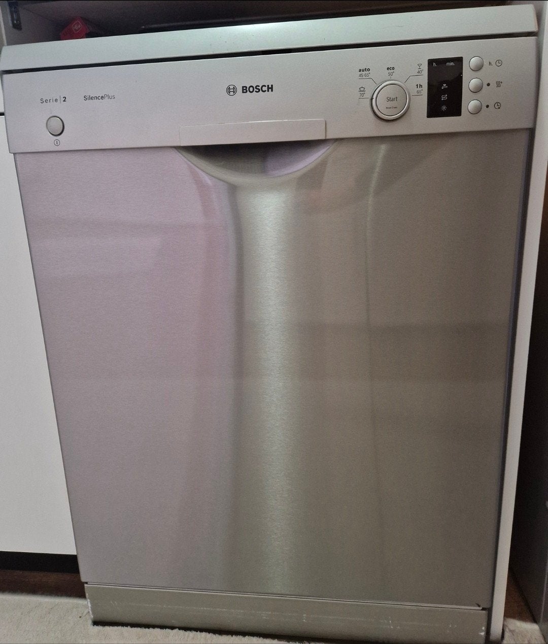 Bosch Serie 2 SilencePlus Vaatwasser - Zilver