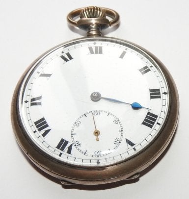 Zakhorloge antiek: Ancre., Sieraden, Tassen en Uiterlijk, Horloges | Antiek, Ophalen of Verzenden, Staal, Overige merken