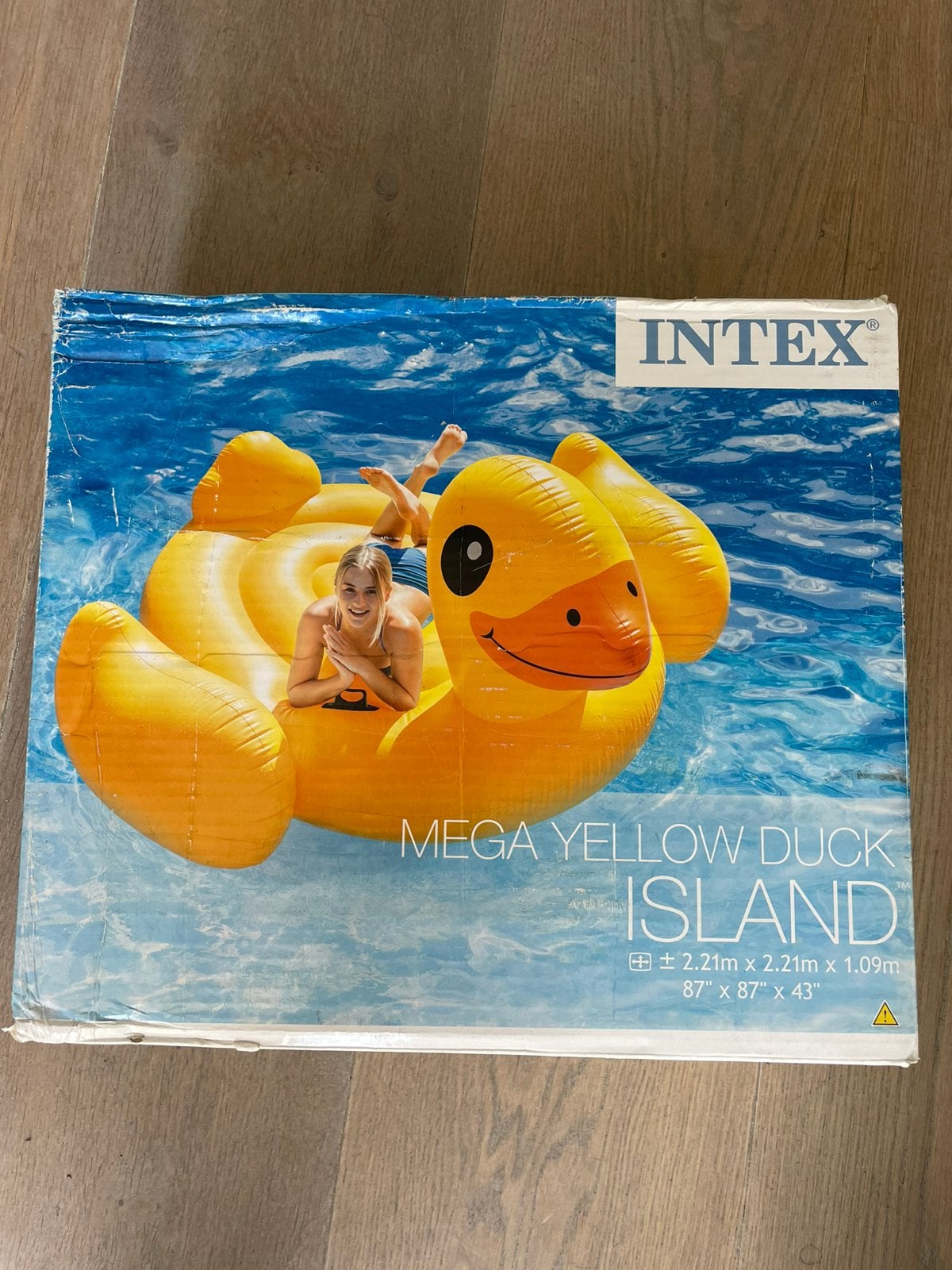 INTEX Mega Yellow Duck, Kinderen en Baby's, Speelgoed | Buiten | Opblaasfiguren, Ophalen of Verzenden, Nieuw