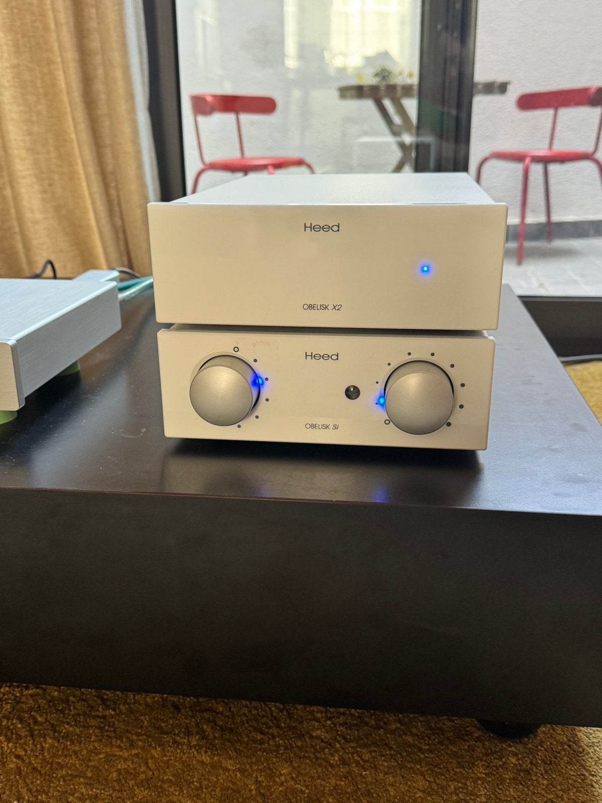 Heed Audio Obelisk Si2 + X2 (Met MM Phono Card), Ophalen of Verzenden, Versterker