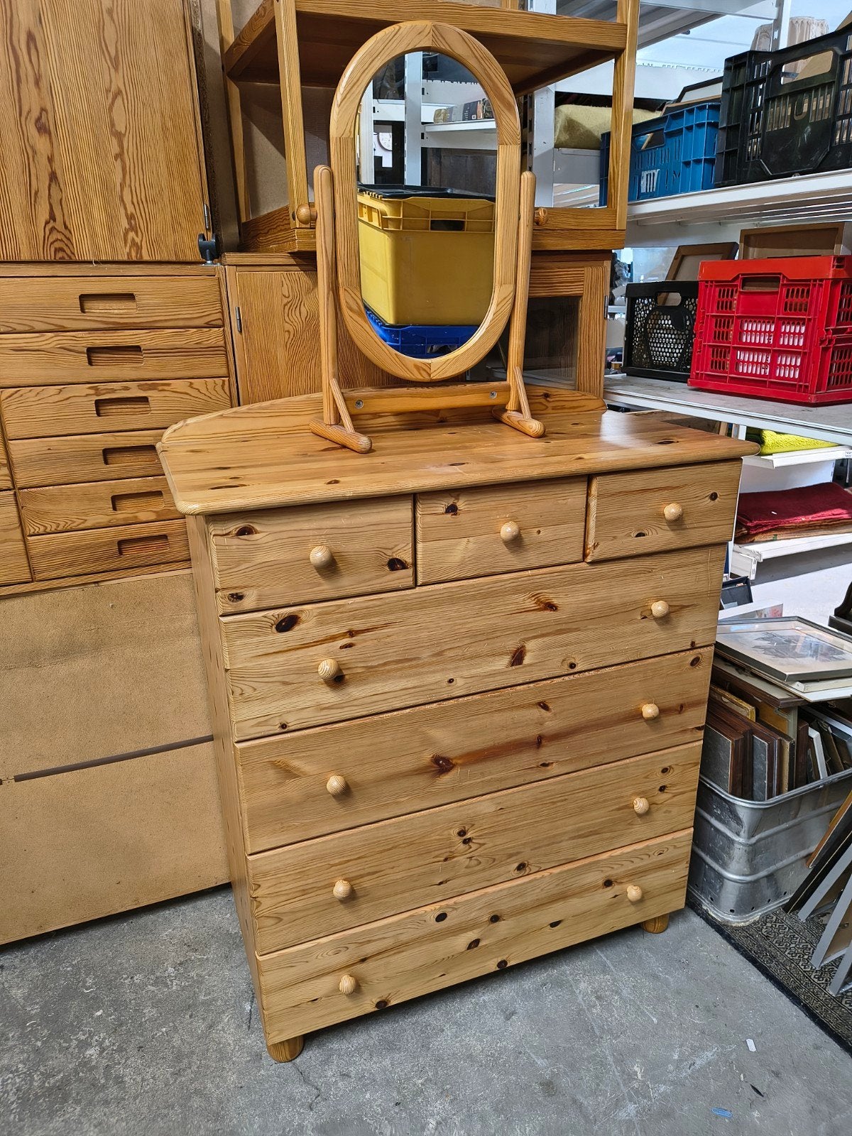 Grenen commode, Huis en Inrichting, Kasten | Ladekasten, Minder dan 100 cm, 100 tot 150 cm, 25 tot 50 cm, Ophalen