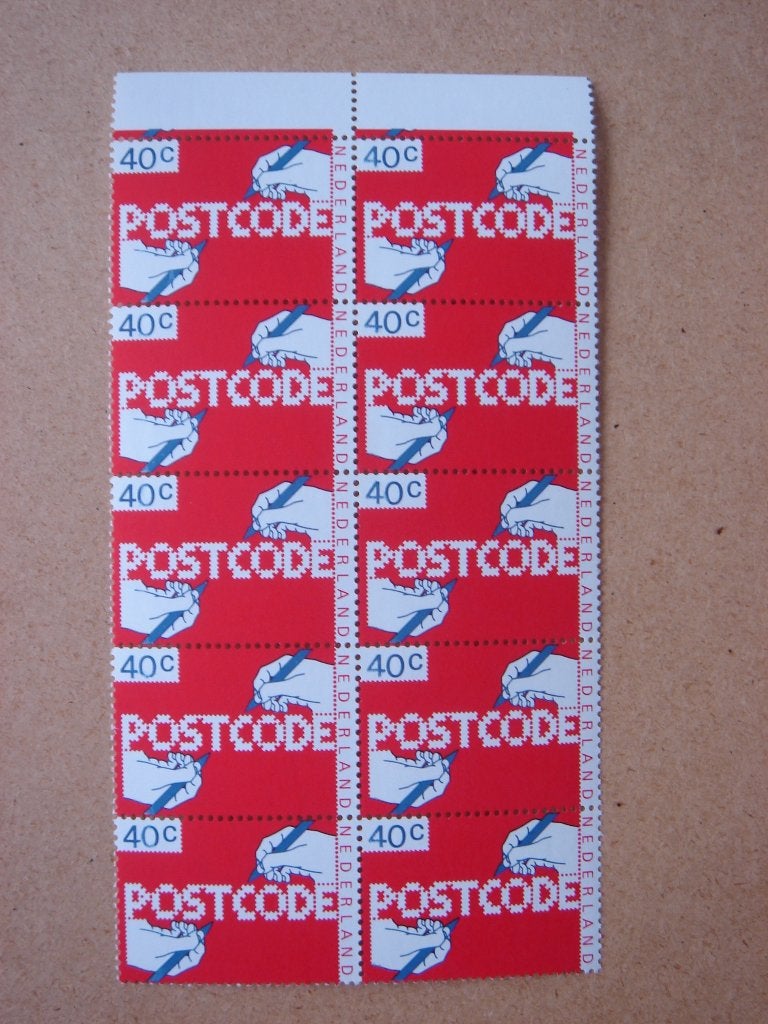 1978 NVPH 1151-1152 INVOERING POSTCODE 20x POSTFRIS, Postzegels en Munten, Ophalen of Verzenden, Na 1940, Postfris