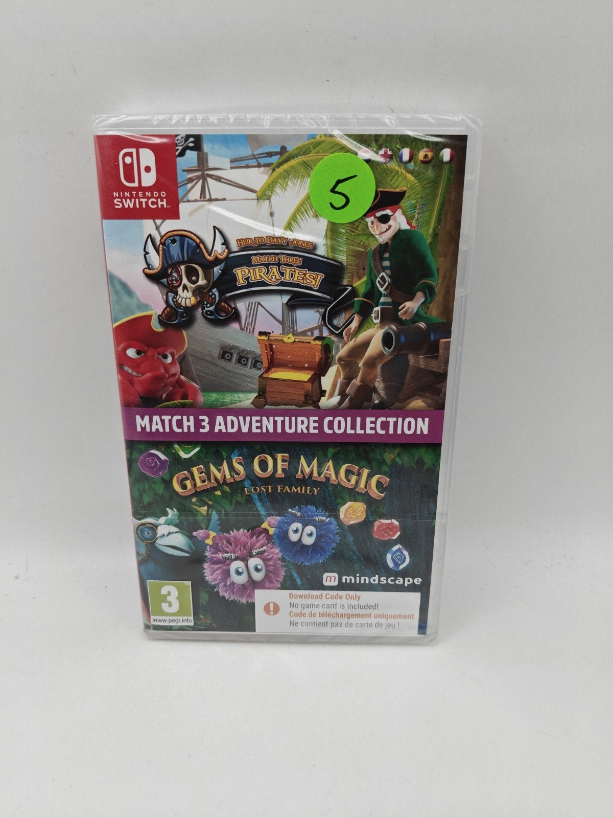 Match 3 Adventure Collection Switch, Puzzel en Educatief, Mindscape, 1 speler, Nieuw