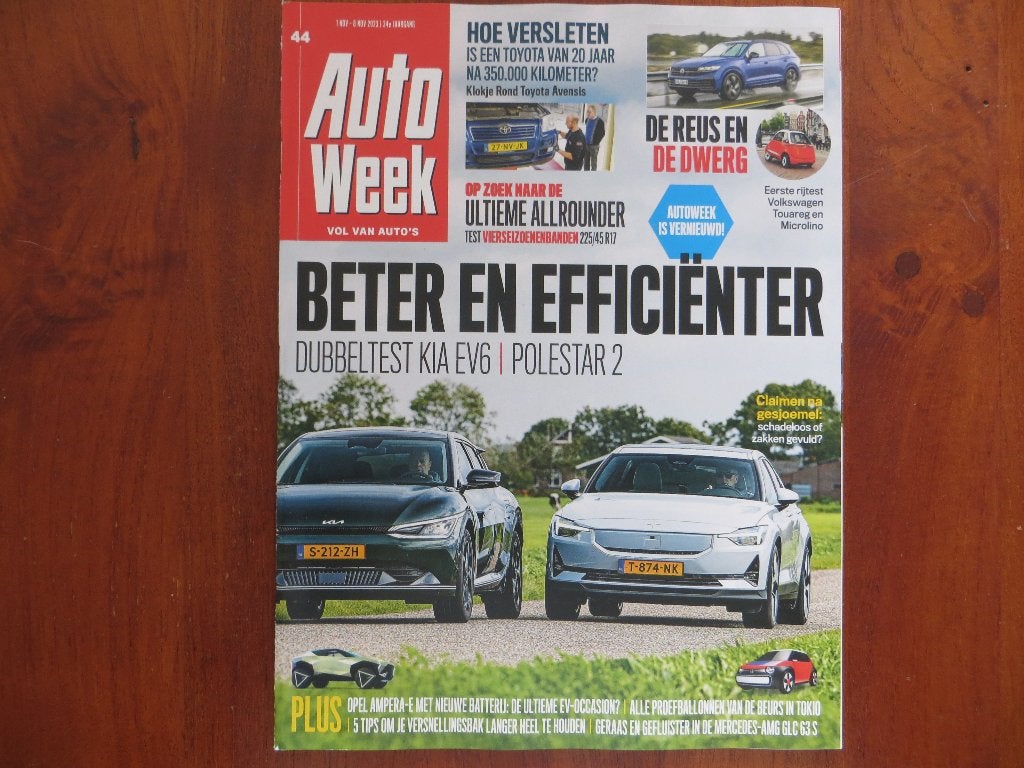 Autoweek 44 2023 Kia EV6, Polestar 2, Volkswagen Touareg, Ophalen of Verzenden, Nieuw, Volkswagen