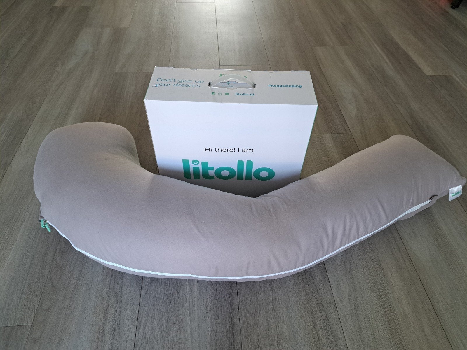 Litollo Zwangerschapskussen (J-vorm) - Zijslaapkussen, Ophalen, Nieuw