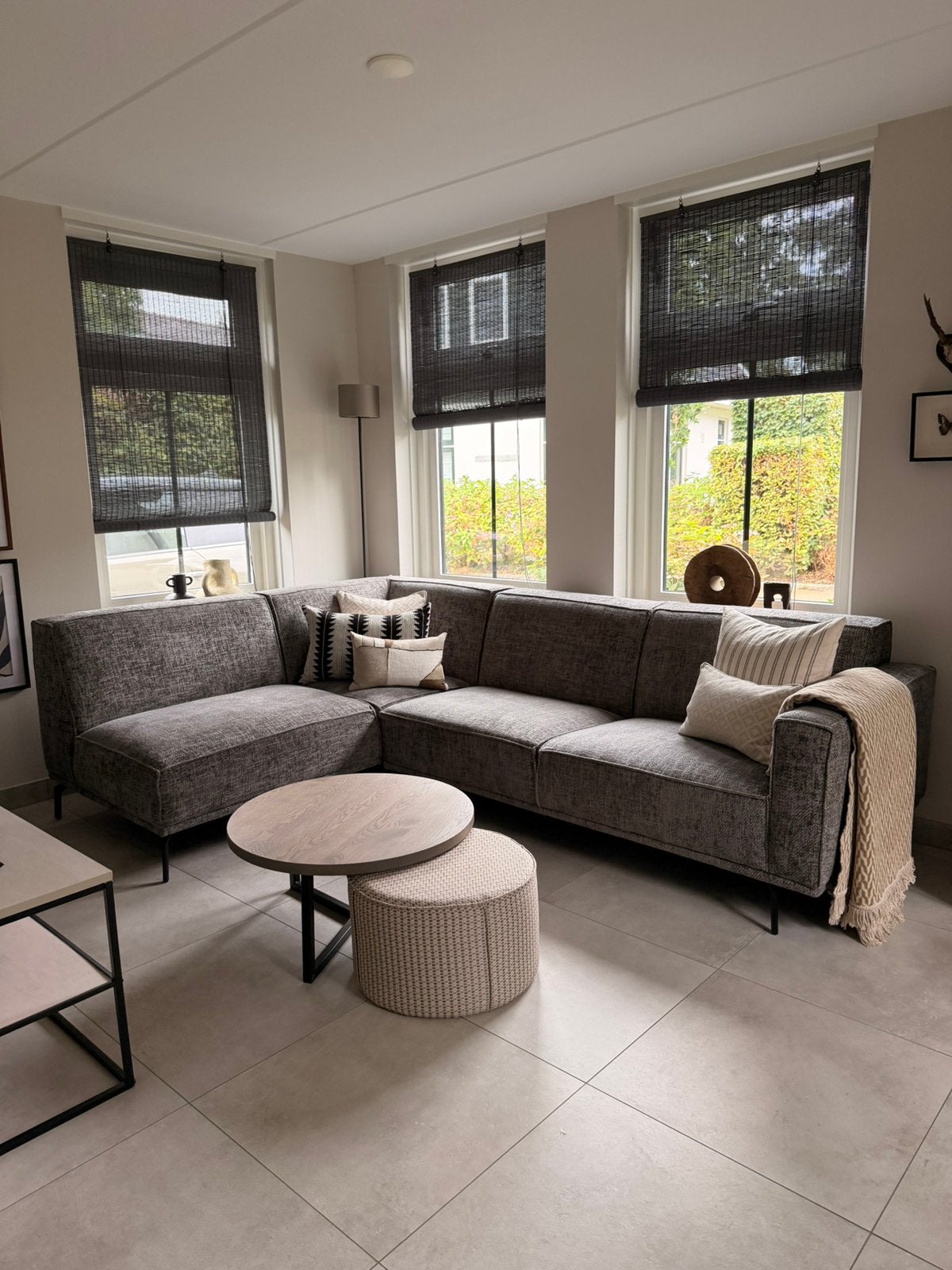 PMP Furniture Levi hoekbank 276 x 180 cm – zeer nette staat, Ophalen, Zo goed als nieuw, Vierpersoons of meer, Stof