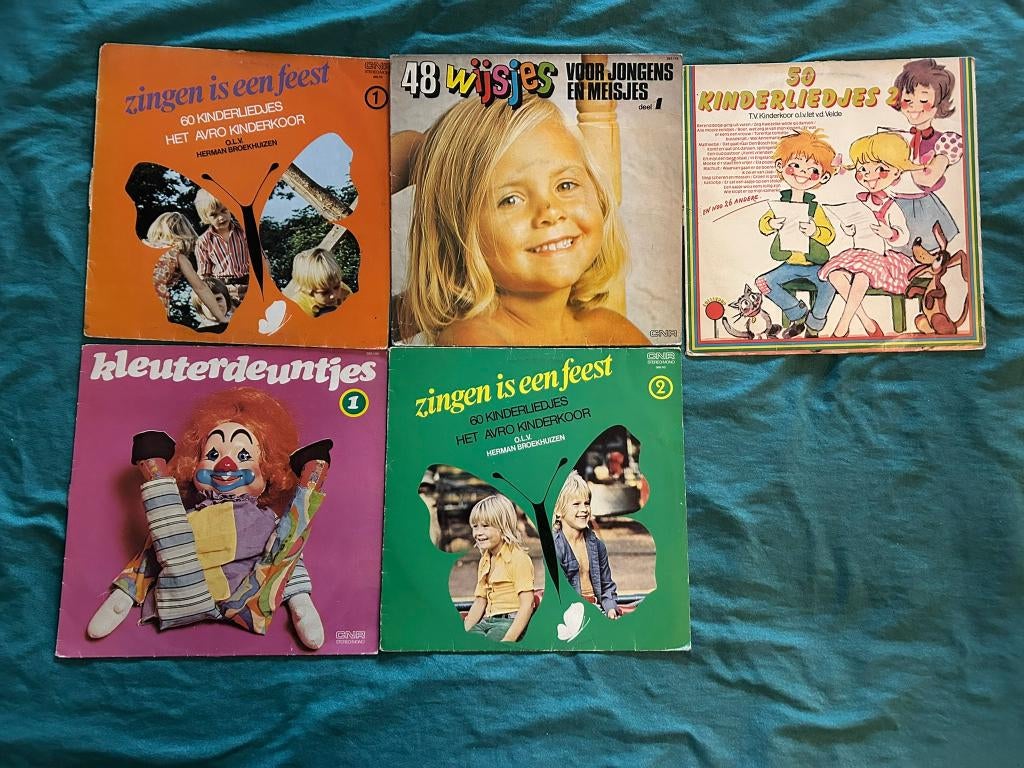 5 LP's AVRO / TV Kinderkoor (ook per stuk te koop), Cd's en Dvd's, Gebruikt, 1990 - 1999, Ophalen of Verzenden, 12 inch