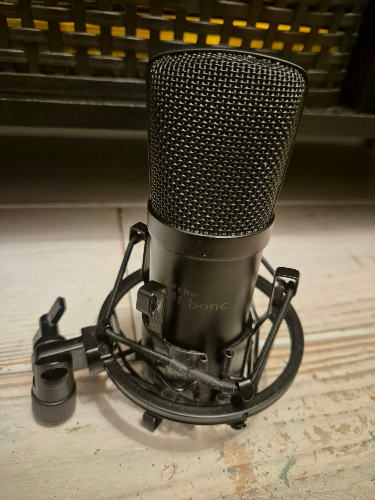 T.bone SC 400 Condensatormicrofoon met Shockmount en kabel, Ophalen of Verzenden, Zo goed als nieuw, Studiomicrofoon