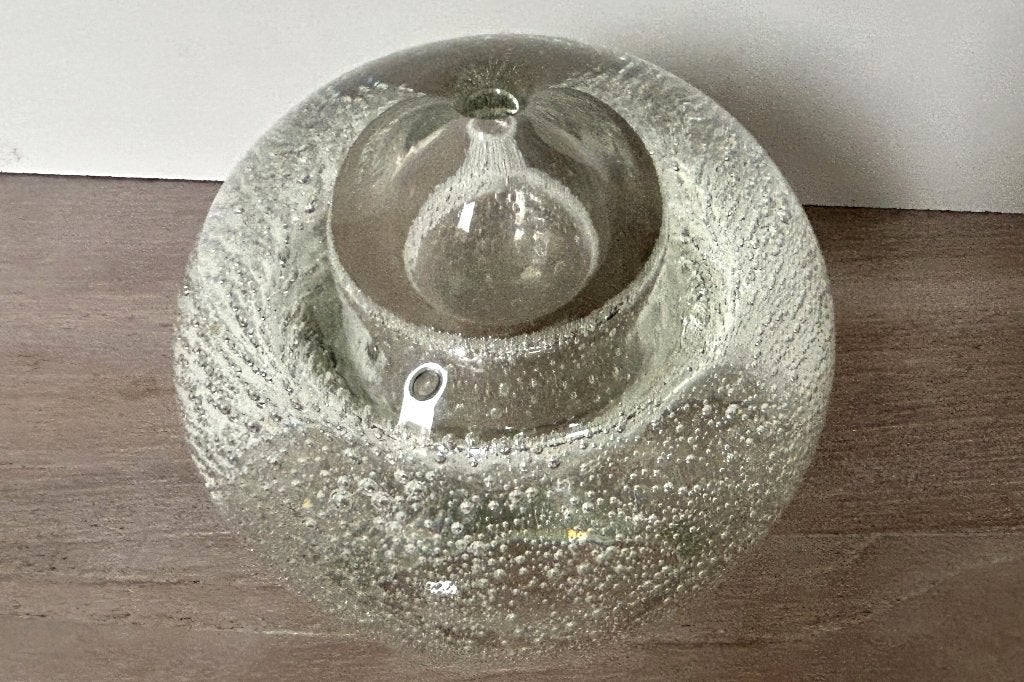 Göran Wärff Kosta Boda - Mondgeblazen kristalglazen olielamp, Antiek en Kunst, Ophalen of Verzenden, Object, Glas