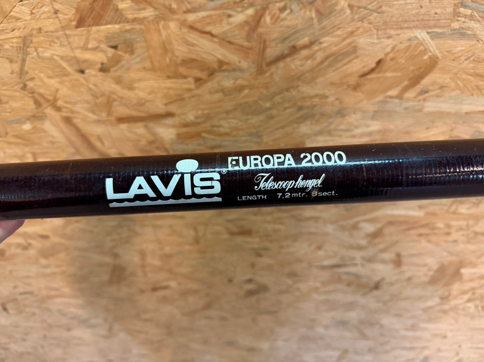 Lavis Europa 2000 Telescoophengel - 7,20 meter (8-delig), Ophalen, Gebruikt, Vaste hengel