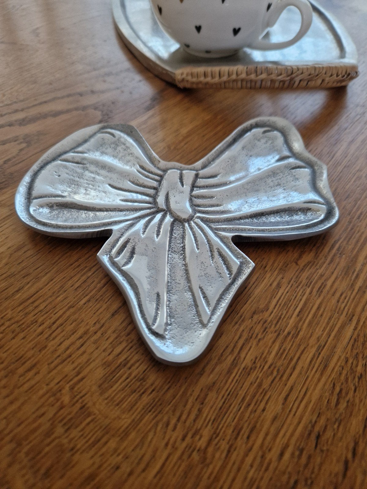 Rivièra Maison Strik Schaaltje - Decoratief en Stijlvol, Ophalen of Verzenden, Metaal, Zilver, Landelijk