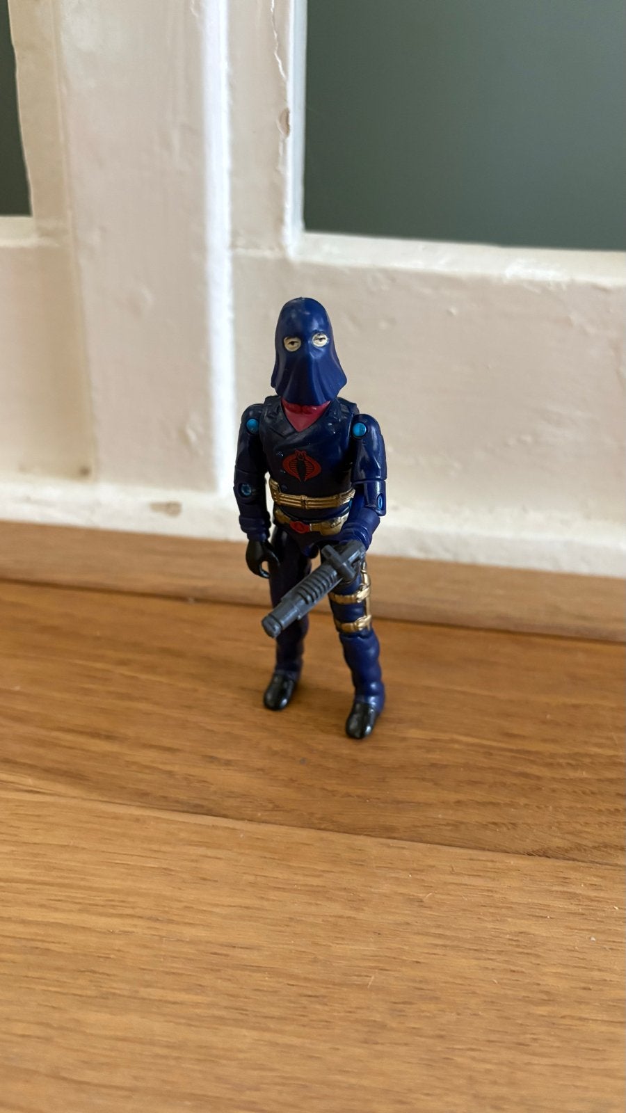 Hasbro G.I. Joe Cobra Commander (v2) 100% compleet, Ophalen of Verzenden, Gebruikt