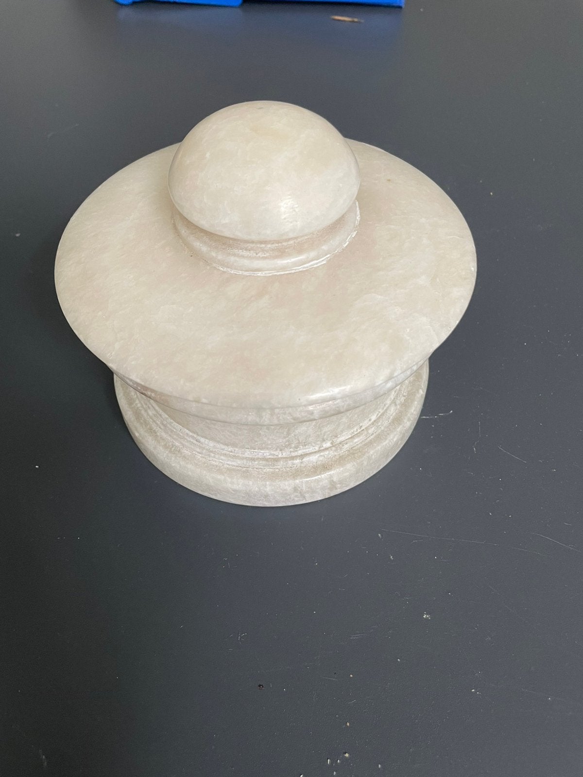 Onyx marmer pot met deksel, Antiek en Kunst, Antiek | Woonaccessoires, Ophalen