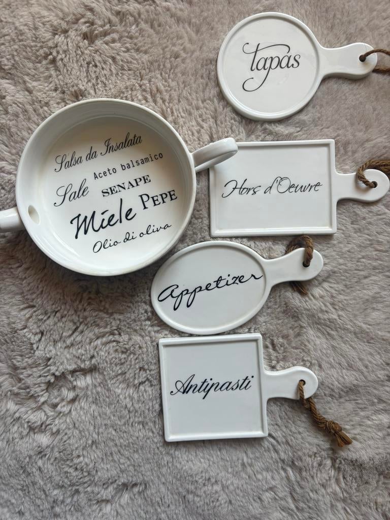 Riviera maison servies, Huis en Inrichting, Ophalen, Overige typen, Zo goed als nieuw, Overige stijlen