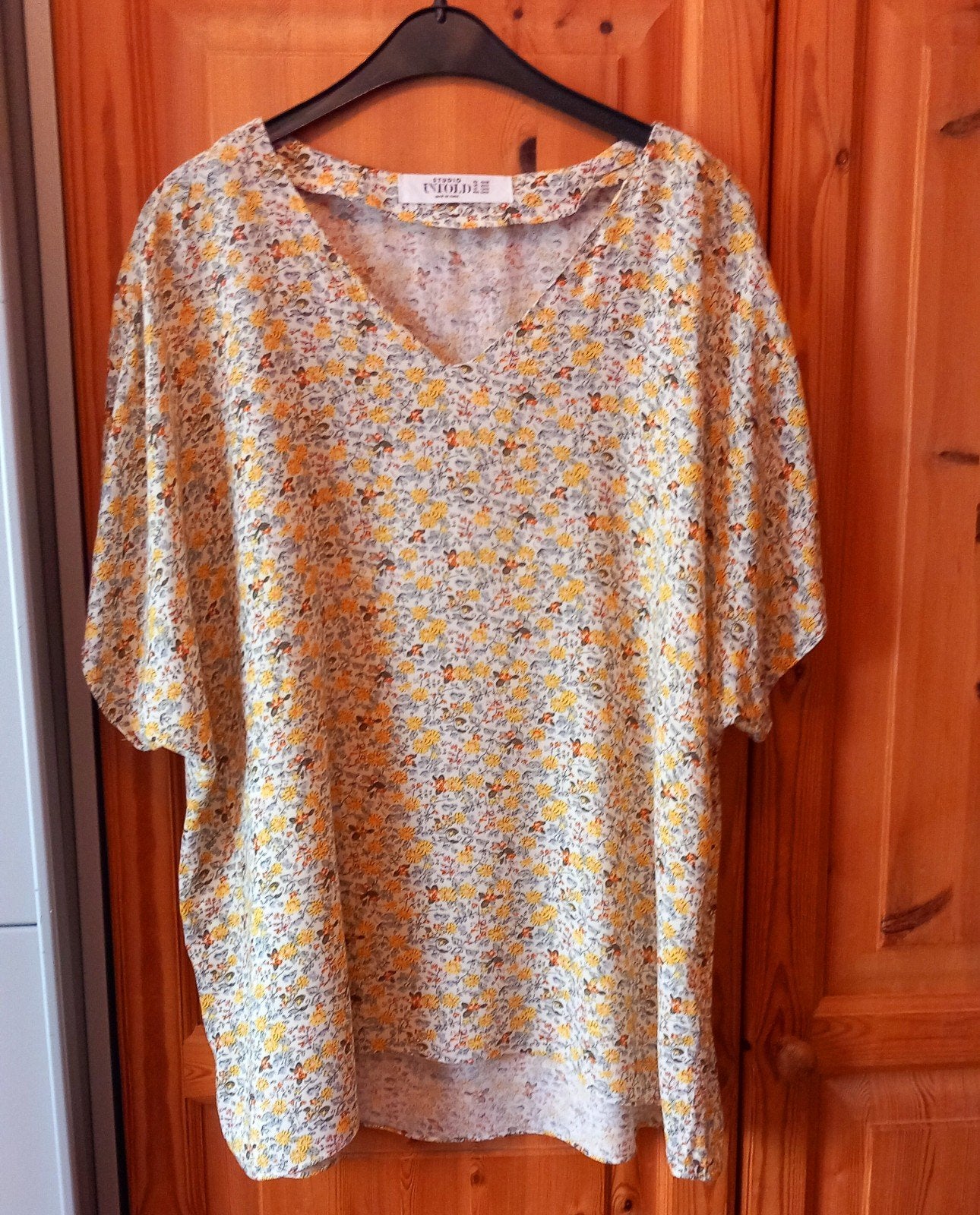 Bloes met bloemenprint van Studio Untold, maat 46/48 (XL), Overige kleuren, Maat 46/48 (XL) of groter, Zo goed als nieuw, Studio Untold
