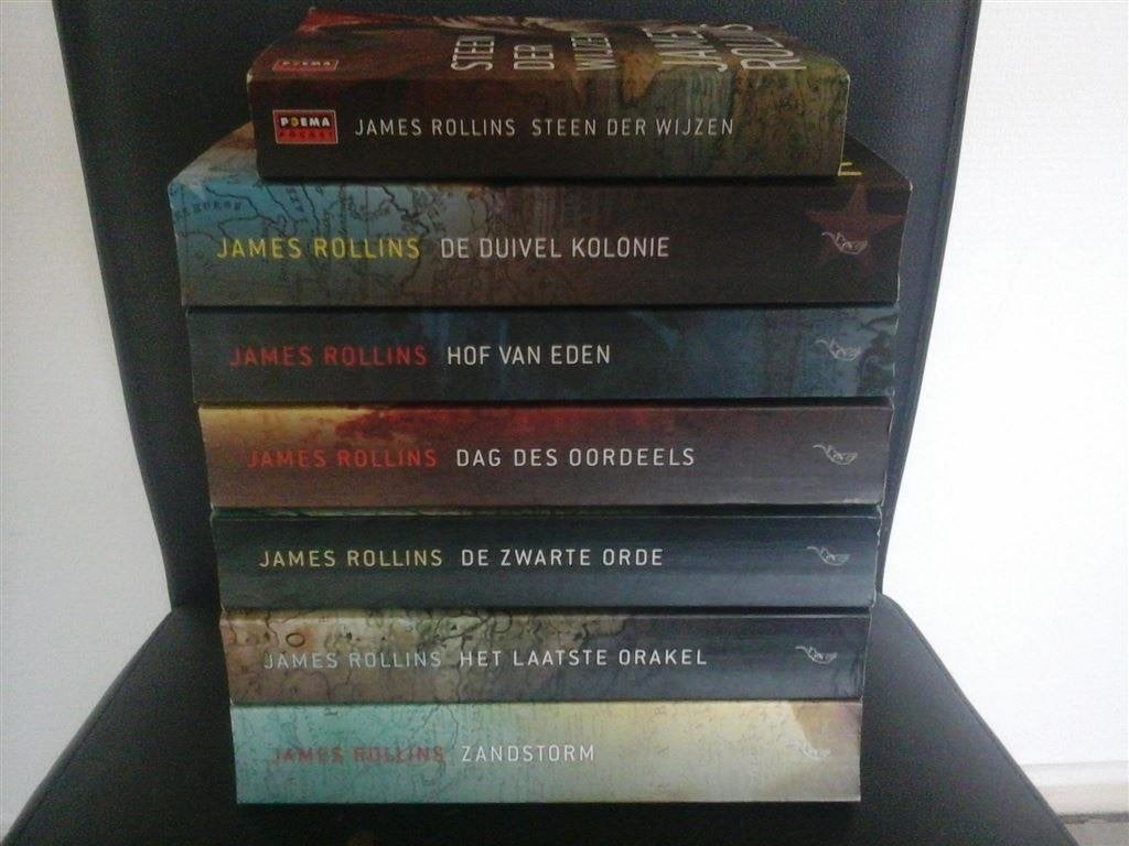 james rollins-17 stuks-goede tot uitstekende staat, Boeken, Thrillers, Ophalen of Verzenden, Zo goed als nieuw