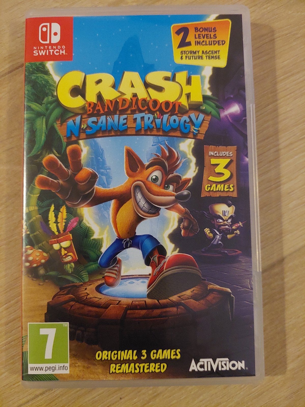 Crash Bandicoot N. Sane Trilogy - Nintendo Switch, Spelcomputers en Games, Gebruikt, 1 speler, Eén computer, Ophalen of Verzenden