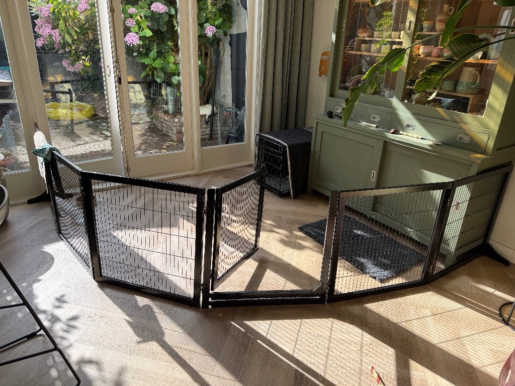 puepyren / hondenhek 6x70cm=4,2m, Overige merken, Ophalen, Zo goed als nieuw, Hondenren