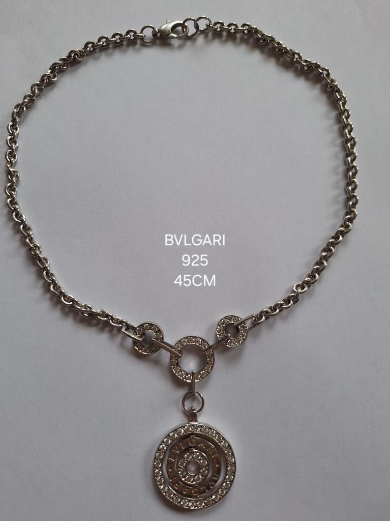 BVLGARI ASTRALE HANGER met KETTING, Sieraden, Tassen en Uiterlijk, Kettingen, Ophalen of Verzenden, Zo goed als nieuw, Zilver