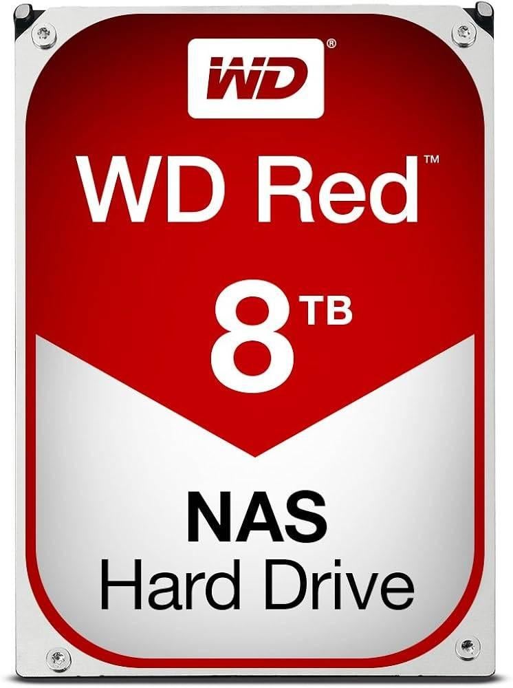 WD red 8TB sata (4 op voorraad), Intern, Gebruikt, Western Digital, Desktop