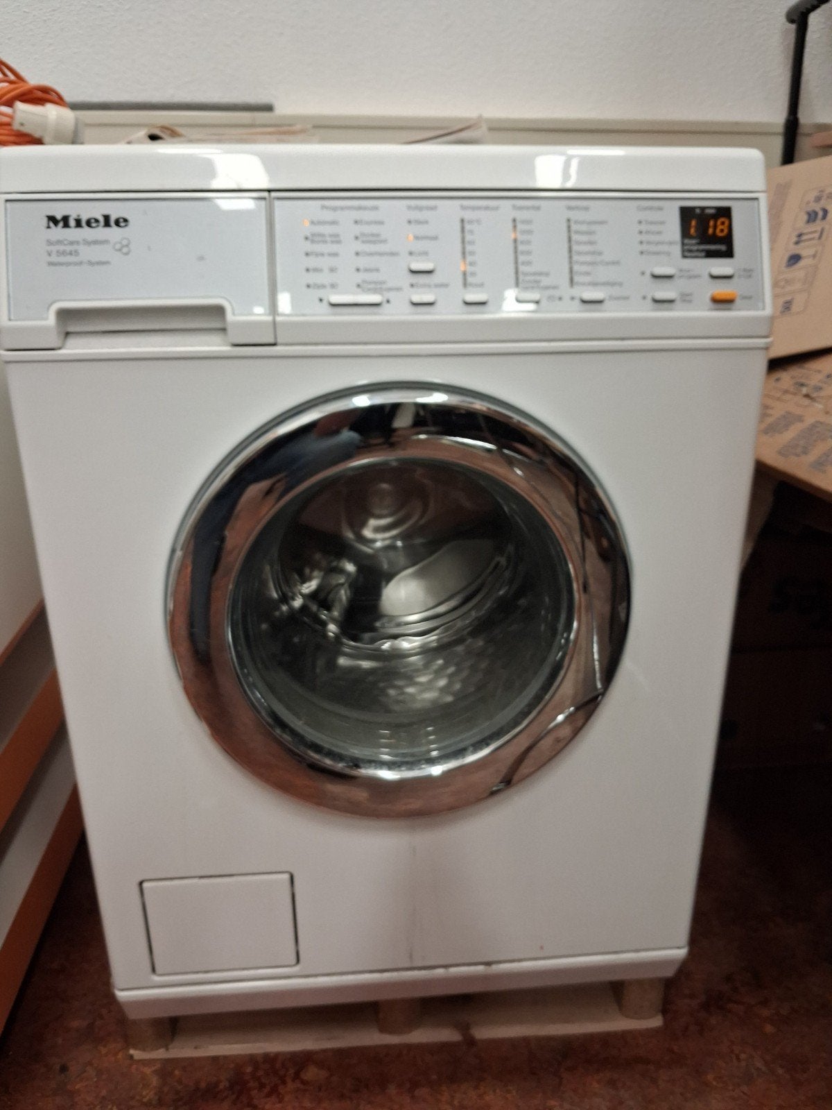 Miele V 5645 WPS SoftCare System Wasmachine, Witgoed en Apparatuur, Wasmachines, Gebruikt, Voorlader, 6 tot 8 kg, 85 tot 90 cm