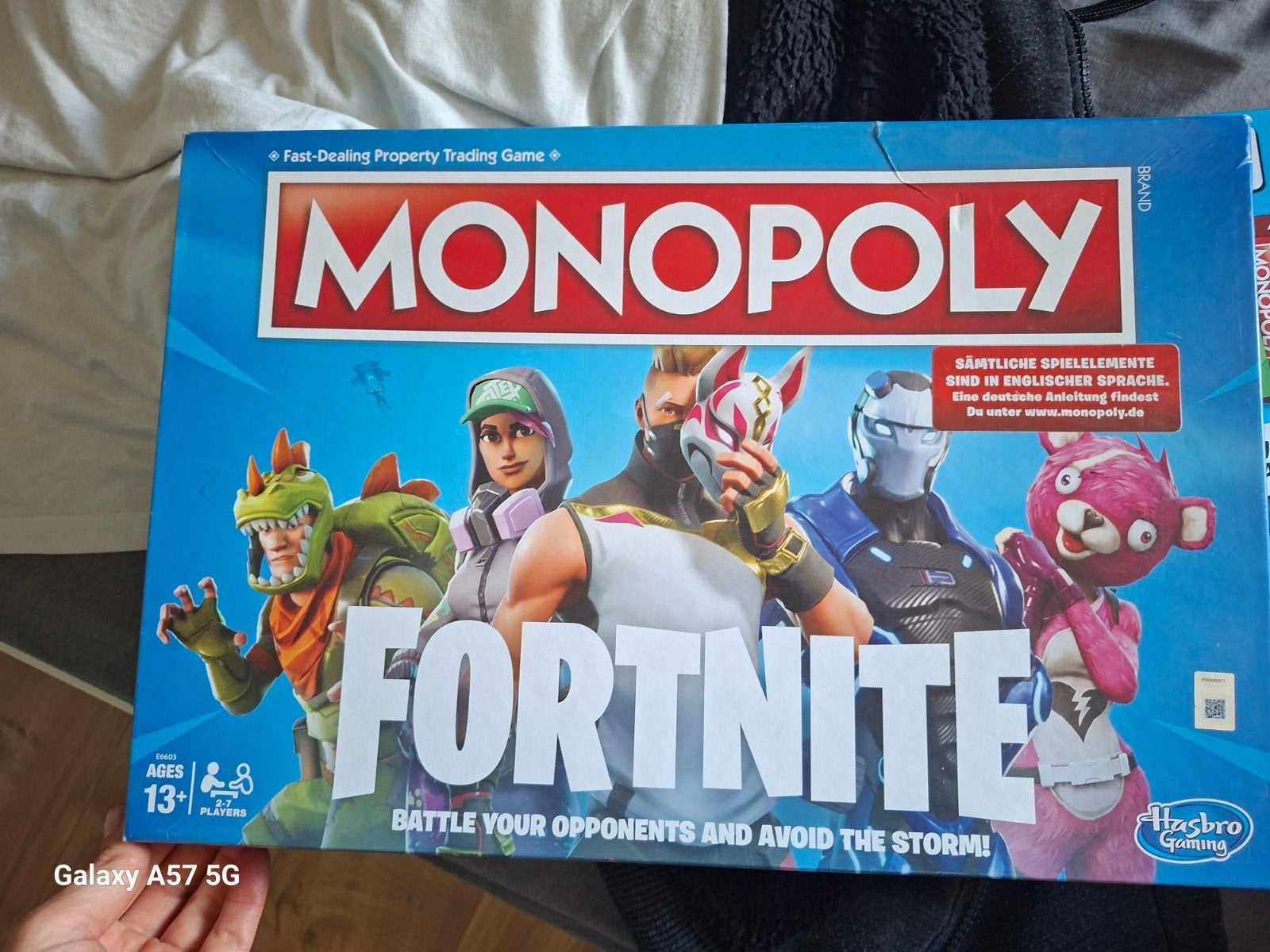 Monopoly Fortnite Editie - Strategisch Bordspel, Drie of vier spelers, Ophalen of Verzenden, Zo goed als nieuw, Hasbro Gaming
