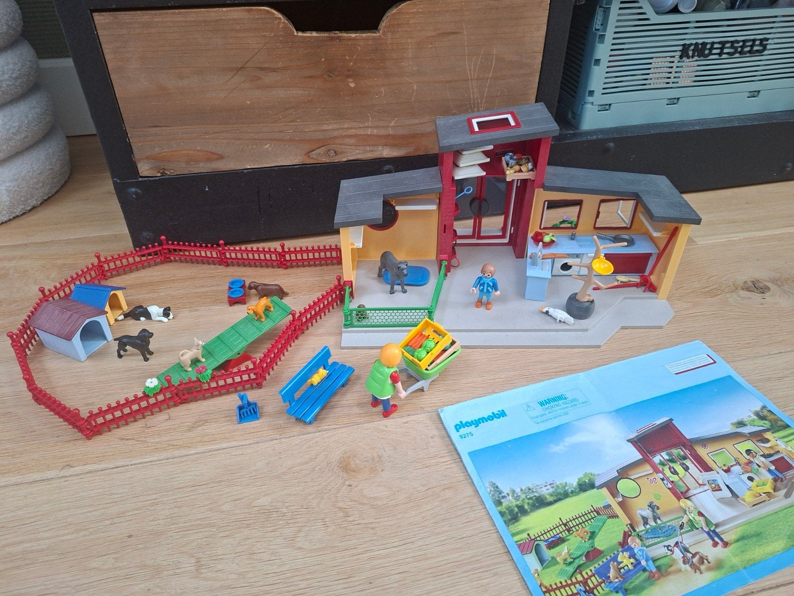 Playmobil Dierenpension 9275 - Compleet met handleiding, Kinderen en Baby's, Ophalen, Gebouw, Complete set, Zo goed als nieuw