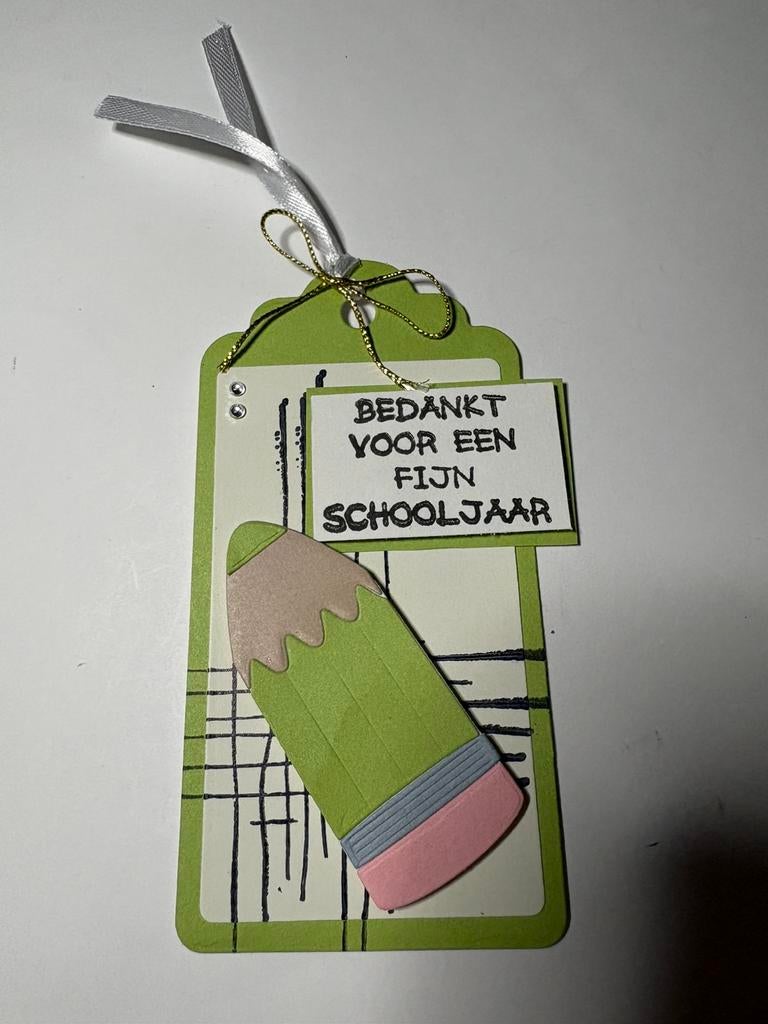 Carlijn design label bedankt voor een fijn schooljaar 2, Ophalen of Verzenden, Zo goed als nieuw, Overige thema's