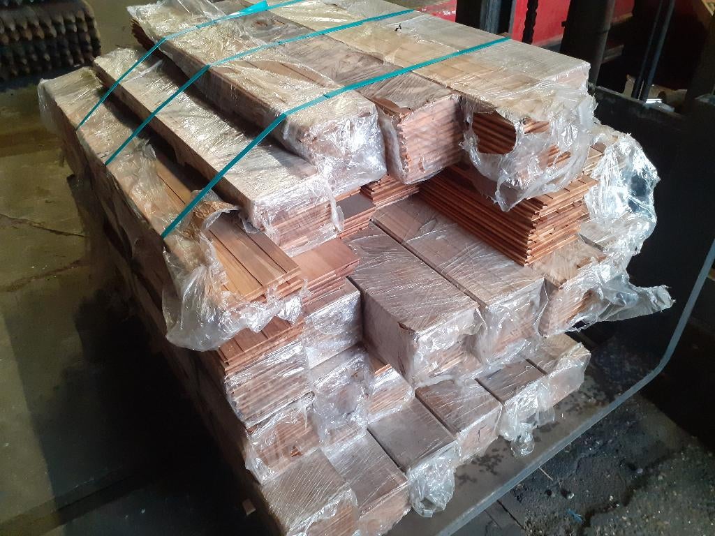 Plantage teak planken 14x140mm - ca 350m1 - 350 euro alles, Tuin en Terras, Palen, Balken en Planken, Ophalen of Verzenden, Minder dan 180 cm