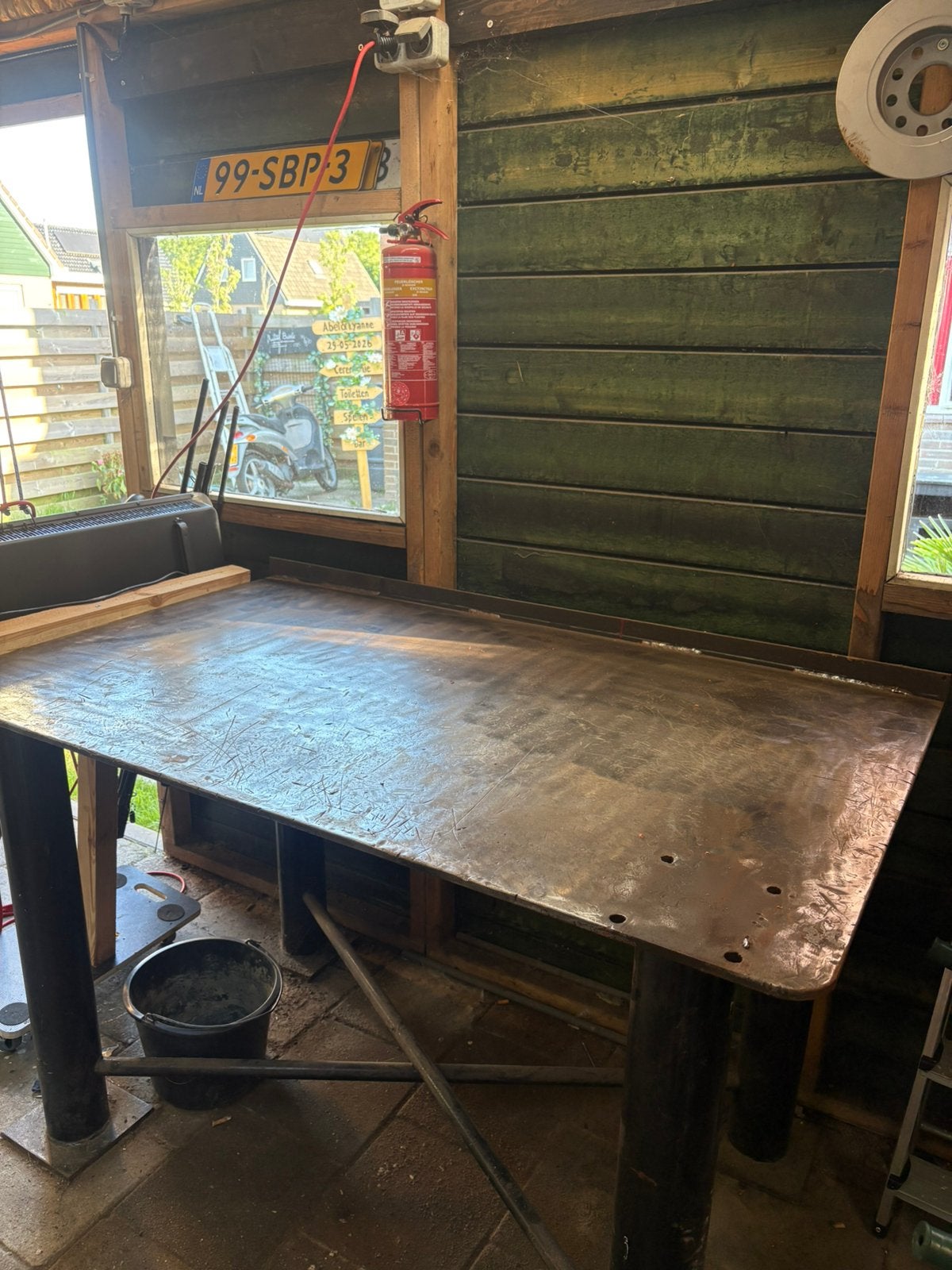 Lastafel 12mm dik 1500x1000, Doe-het-zelf en Verbouw, Ophalen, Zo goed als nieuw