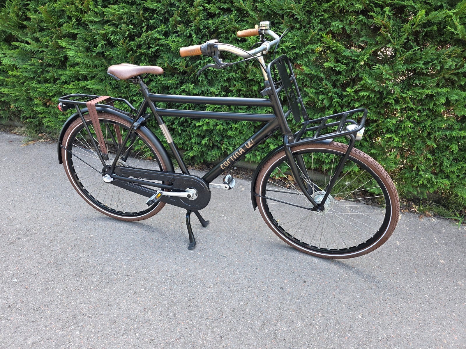 Cortina U4 Herenfiets 3 Versnellingen 28" inch H61, Fietsen en Brommers, Fietsen | Heren | Herenfietsen, Velgrem, Versnellingen