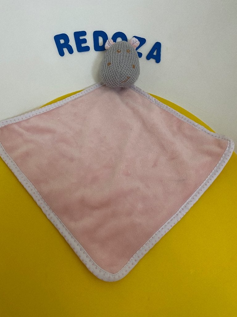K4168 blokker doekje nijlpaard roze, Ophalen of Verzenden, Zo goed als nieuw, Overige typen