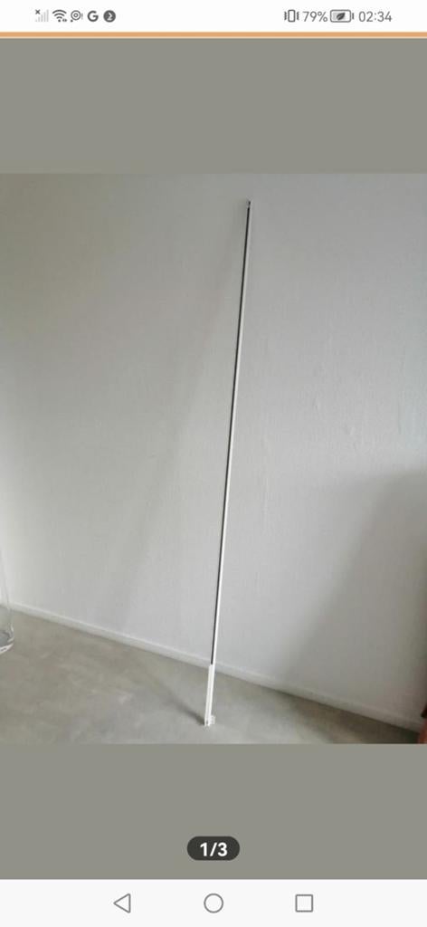 Gordijnrails 160 cm NIEUW., Huis en Inrichting, Ophalen of Verzenden, Nieuw, Wit, 150 tot 200 cm