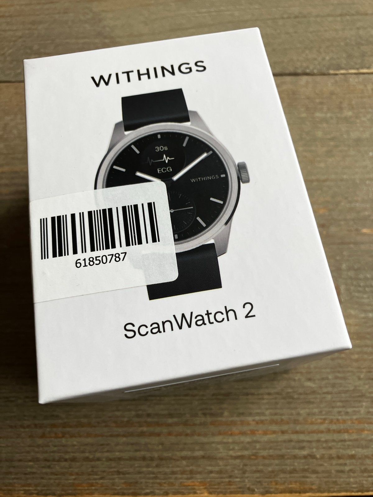 Withings Scanwatch 2, 42mm Zwart met RVS band, GPS, Zwart, IOS, Ophalen of Verzenden