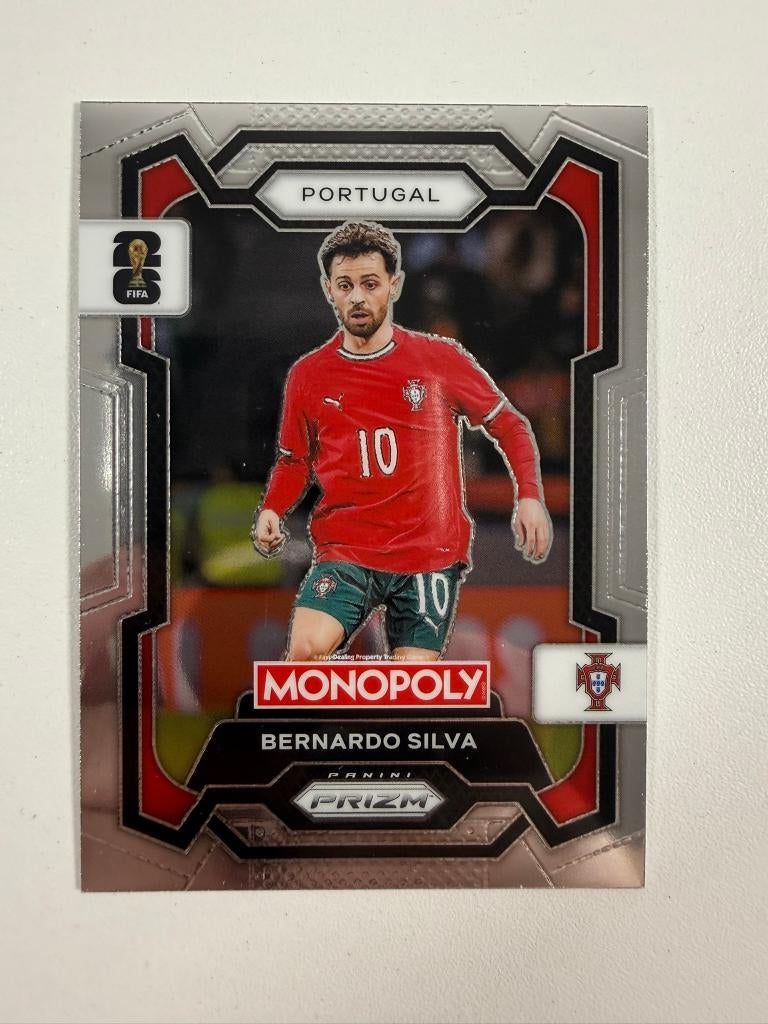 33 Bernardo Silva Prizm Monopoly World Cup 2026, Ophalen of Verzenden, Nieuw, Buitenlandse clubs, Poster, Plaatje of Sticker