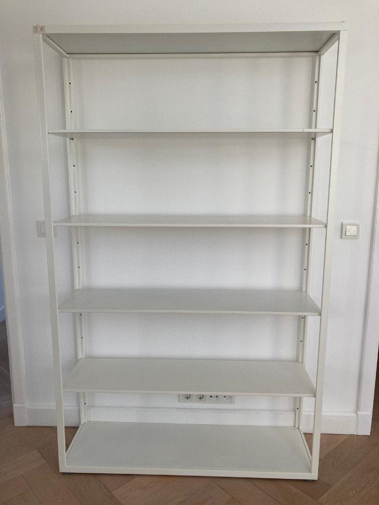 White shelving unit, Ophalen, Gebruikt