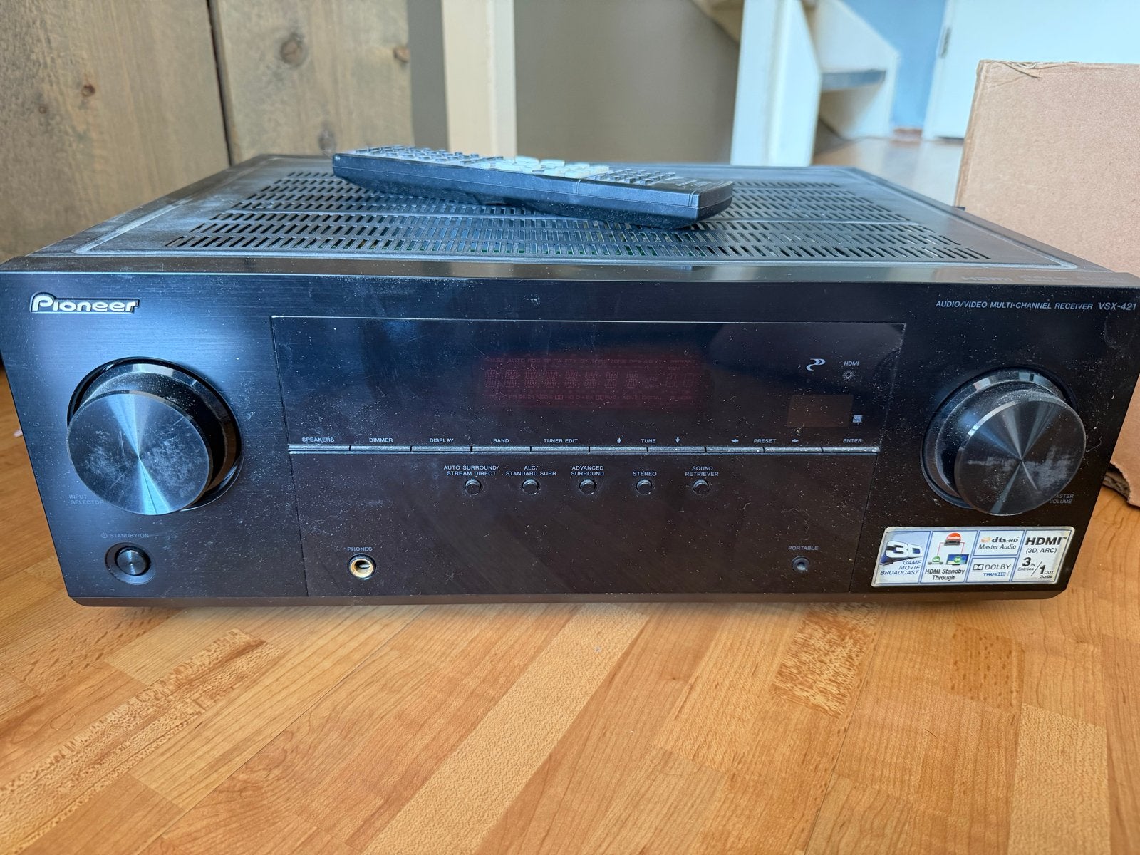 Pioneer VSX-421 Audio/Video Multi-Channel Receiver, Ophalen, Gebruikt, 60 tot 120 watt, Pioneer