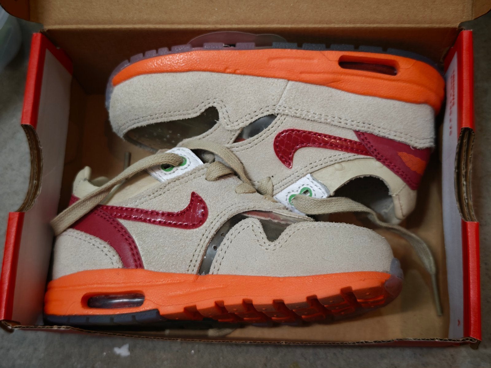 Nike Air Max 1 TD CLOT Eu25, Jongen of Meisje, Ophalen of Verzenden, Zo goed als nieuw, Nike