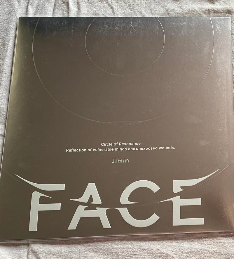 BTS jimin face vinyl lp incl photocards, Ophalen of Verzenden, Zo goed als nieuw, Cd of Plaat