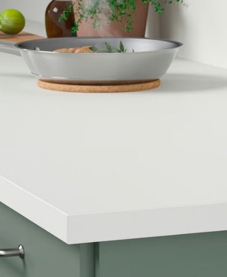 NIEUW !!! JÄRSTORP Werkblad, wit/laminaat, 246x63.5 x2.8 cm, Ophalen, Wit, Nieuw, 200 cm of meer