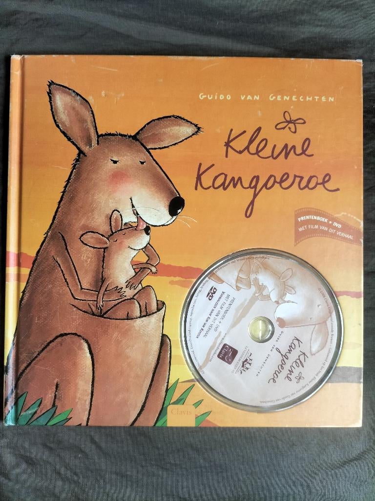 Guido van Genechten - Kleine Kangoeroe / met DVD, Boeken, Ophalen of Verzenden, Zo goed als nieuw, Guido van Genechten