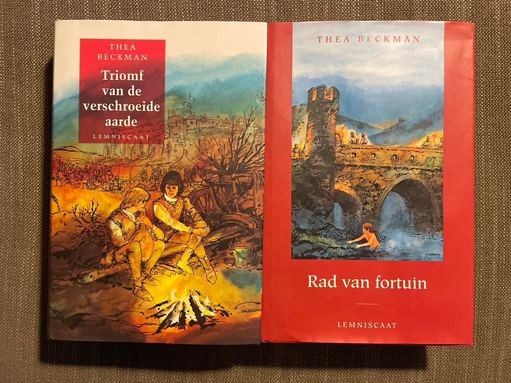 Triompf vd verschroeide aarde/Rad van fortuin - Thea Beckman, Boeken, Ophalen of Verzenden, Gelezen, Fictie algemeen