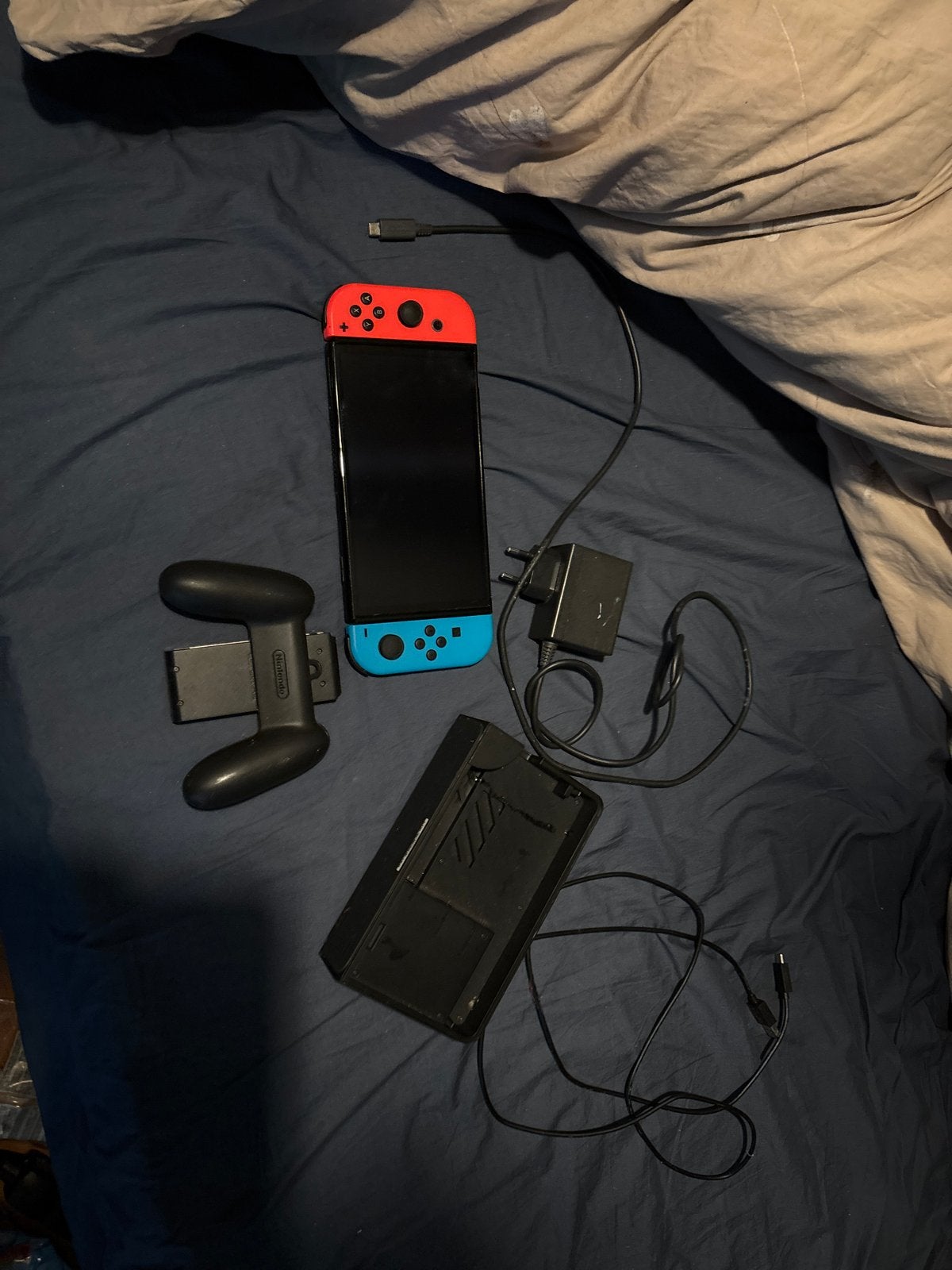 Nintendo Switch OLED met Dock en Joy-Cons, Ophalen, Gebruikt, Met 2 controllers, Switch Original