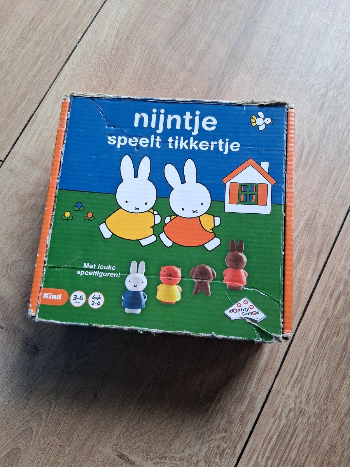 Nijntje speelt tikkertje - bordspel Compleet!, Een of twee spelers, Ophalen of Verzenden, Gebruikt, Identity Games