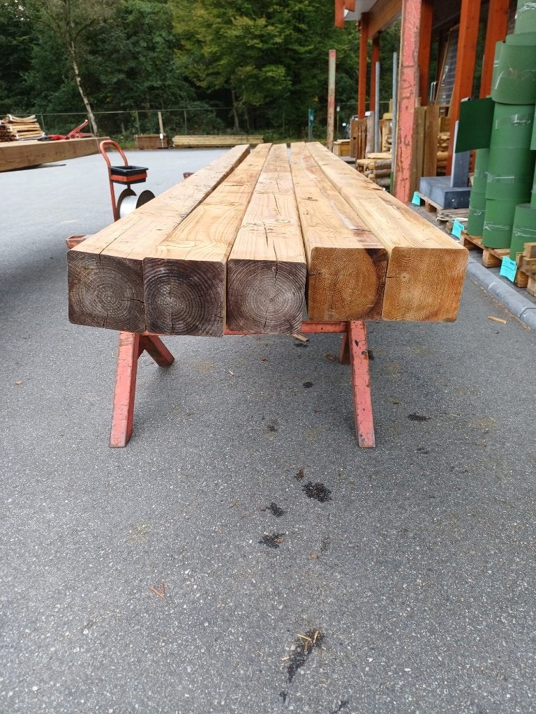 Paal 150x150 bruin geimpregneerd 500cm nr. 790, Ophalen, Zo goed als nieuw, 250 cm of meer, Palen
