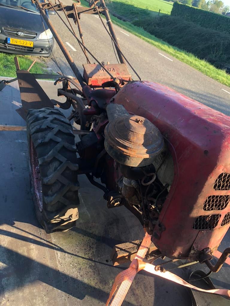 Tuin ploeg, Ophalen, Gebruikt